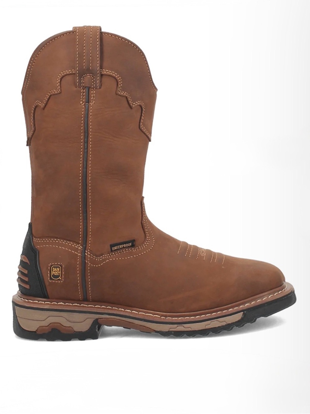 Dan Post Men’s Blayde Waterproof Boot Work Certified Saddle Tan Size 9.5